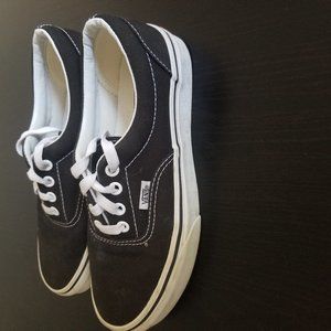 Vans Black and White Lace Ups